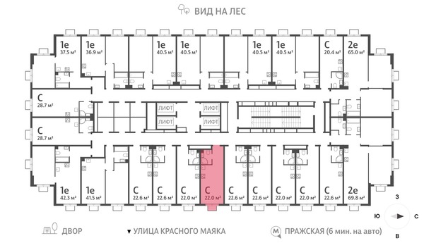 Продам однокомнатную (1-комн.) квартиру, Красного Маяка ул, 26к1, Москва г