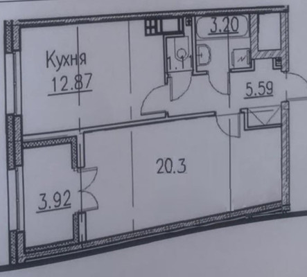 Продам однокомнатную (1-комн.) квартиру, Пионерская ул, 50А, Санкт-Петербург г