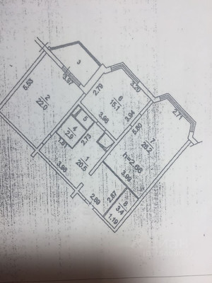 Продам двухкомнатную (2-комн.) квартиру, Гагарина пр-кт, 15/8, Люберцы г