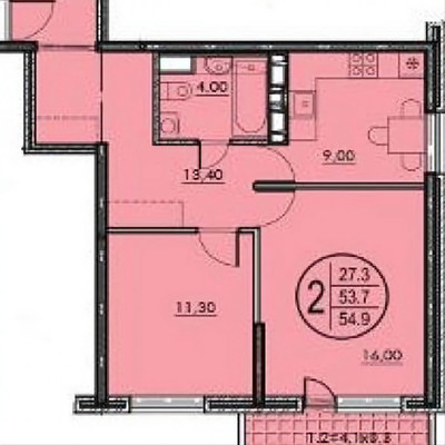 Продам двухкомнатную (2-комн.) квартиру, Садовая ул, 161/1, Краснодар г