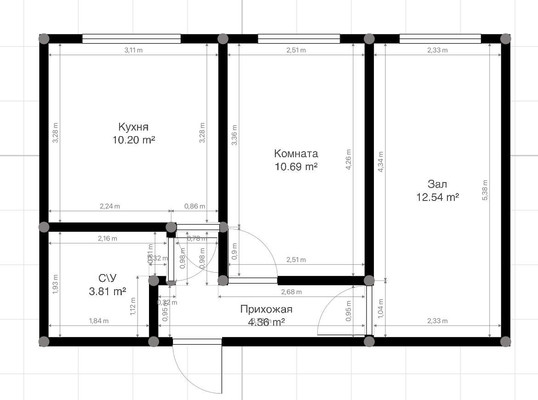 Продам двухкомнатную (2-комн.) квартиру, Хмельницкого ул, 38, Нальчик г