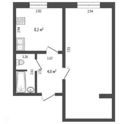 Продам однокомнатную (1-комн.) квартиру, Мира ул, 107ка, Ханты-Мансийск г