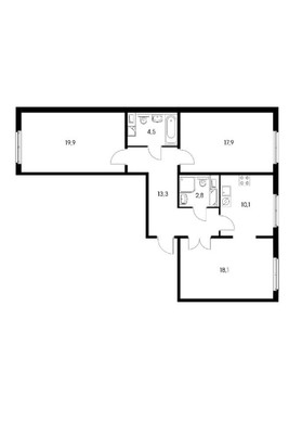 Продам трехкомнатную (3-комн.) квартиру, Римского-Корсакова ул, 11к7, Москва г
