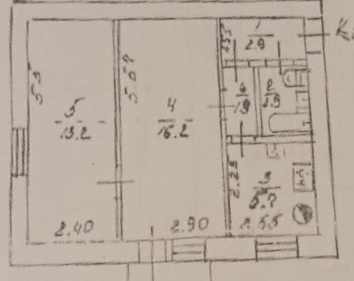 Продам двухкомнатную (2-комн.) квартиру, Ульянова Дмитрия ул, 15, Ялта г