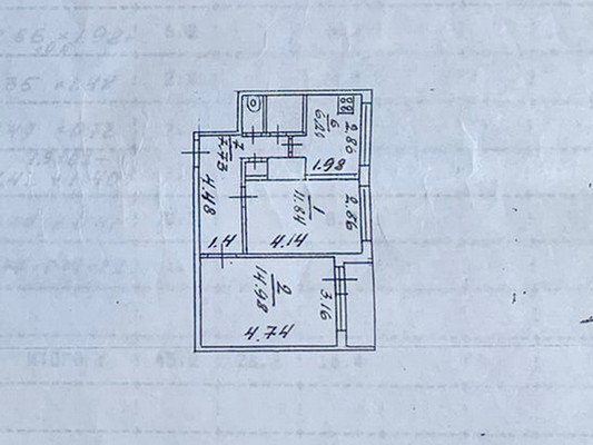 Продам двухкомнатную (2-комн.) квартиру, Гатчинская ул, 16а, Коммунар г