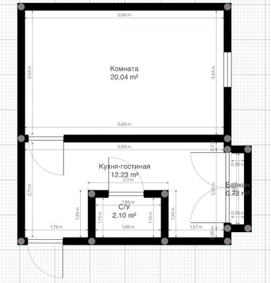 Продам двухкомнатную (2-комн.) квартиру, Калинина ул, 121, Нальчик г