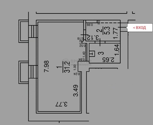 Продам коммерческое помещение 40 м2, Куусинена ул, 17к3, Москва г