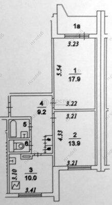 Продам двухкомнатную (2-комн.) квартиру, Каширское ш, 53к1, Москва г