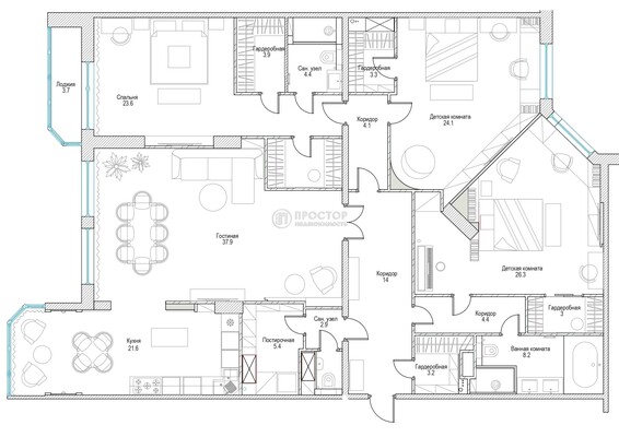 Продам многокомнатную квартиру, Староволынская ул, 12к4, Москва г