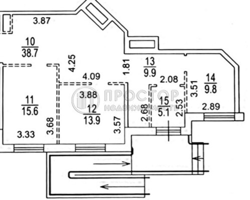 Сдам коммерческое помещение 85 м2, Рублёвское ш, 70к5, Москва г