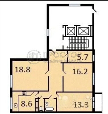 Продам трехкомнатную (3-комн.) квартиру, Ярославское ш, 2к2, Москва г