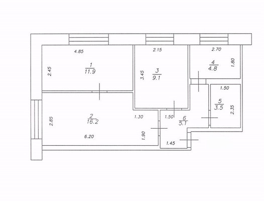 Продам трехкомнатную (3-комн.) квартиру, ДСУ ул, 5, Усады с