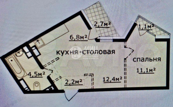 Продам однокомнатную (1-комн.) квартиру, Чайковского (Левобережный мкр.) ул, 1, Химки г