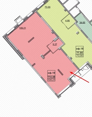 Сдам коммерческое помещение 114,48 м2, Теплых встреч ул, Усады с