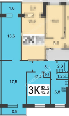 Продам трехкомнатную (3-комн.) квартиру, Авангардная ул, 10, Нижний Новгород г