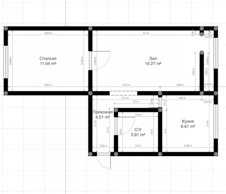 Продам двухкомнатную (2-комн.) квартиру, Лермонтова ул, 25а, Нальчик г