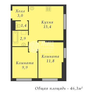 Продам двухкомнатную (2-комн.) квартиру (долевое), Нижние Поля ул, Москва г