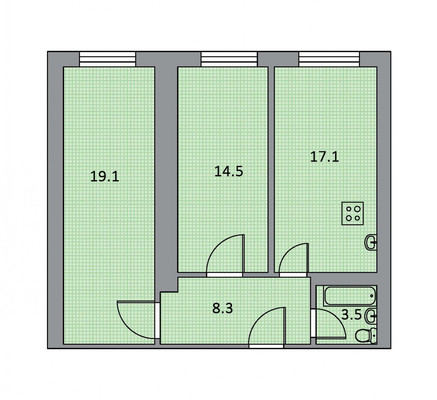 Продам двухкомнатную (2-комн.) квартиру, Оганова ул, 32а, Ростов-на-Дону г