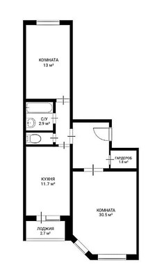 Продам двухкомнатную (2-комн.) квартиру, Земская ул, 1, Чехов г