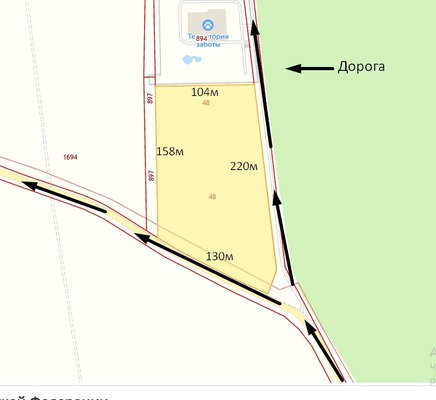 Продам землю для коммерческого использования 220 соток, Фермерское хоз., Поляны д