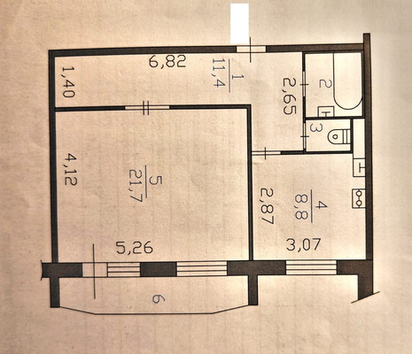 Продам однокомнатную (1-комн.) квартиру, Октябрьская ул, 3, Тельмана п