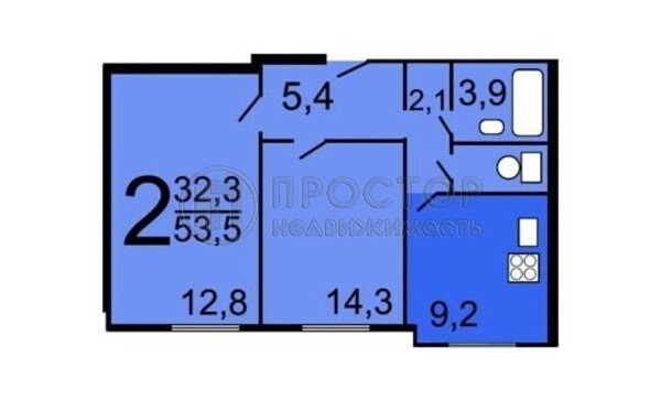 Продам двухкомнатную (2-комн.) квартиру, Сокольнический Вал ул, 38, Москва г