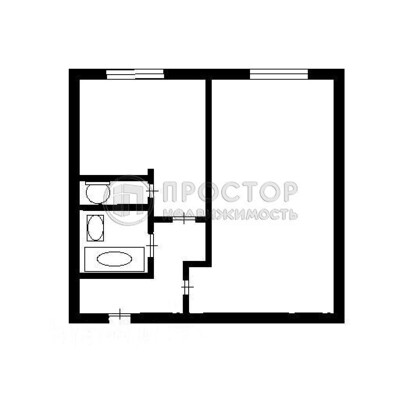 Продам однокомнатную (1-комн.) квартиру, Чертановская ул, 33к2, Москва г