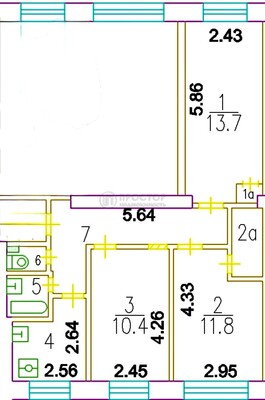 Продам трехкомнатную (3-комн.) квартиру, Пресненский Вал ул, 8к1, Москва г