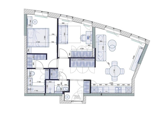 Продам двухкомнатную (2-комн.) квартиру, Лобачевского ул, 120к1, Москва г