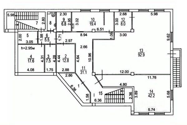 Продам коммерческое помещение 1 024 м2, Кустанайская ул, 8к3, Москва г