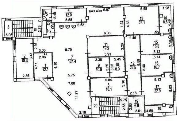 Продам коммерческое помещение 1 024 м2, Кустанайская ул, 8к3, Москва г