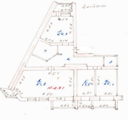 Продам трехкомнатную (3-комн.) квартиру, Смирнова ул, 83, Иваново г