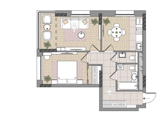 Продам двухкомнатную (2-комн.) квартиру (долевое), Мелькомбинатовский проезд, 3, Киров г