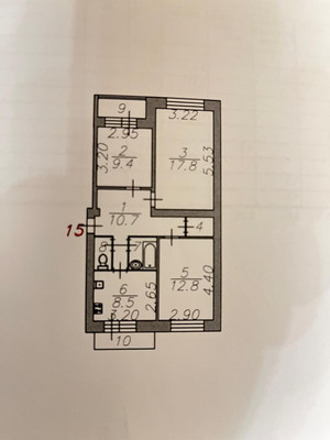 Продам трехкомнатную (3-комн.) квартиру, 8-я Железнодорожная ул, 59к2, Астрахань г