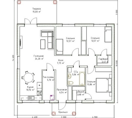 Продам дом, Янтарная (Радужный мкр.) ул, 15, Октябрьский г, 0 км от города
