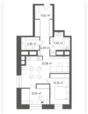 Продам двухкомнатную (2-комн.) квартиру, Староалексеевская ул, 5А, Москва г