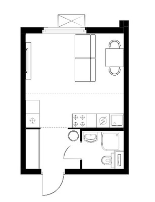 Продам однокомнатную (1-комн.) квартиру, Александры Монаховой ул, 84к2, Коммунарка п