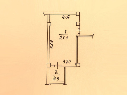 Продам однокомнатную (1-комн.) квартиру, Северная ул, 43, Форос пгт