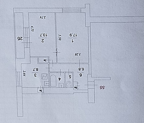 Продам двухкомнатную (2-комн.) квартиру, Зарайская ул, 19, Москва г