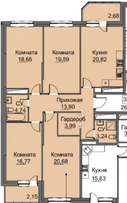 Продам многокомнатную квартиру, Северная ул, 5к2, Дубки с