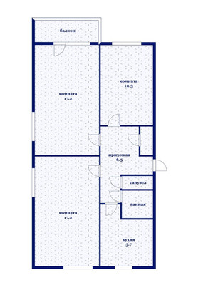 Продам трехкомнатную (3-комн.) квартиру, Совхозная ул, 6, Краснодар г