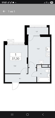 Продам двухкомнатную (2-комн.) квартиру, Куприна пр-кт, 7к1, Сосенское п