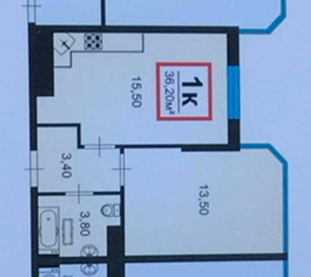 Продам однокомнатную (1-комн.) квартиру, Анапское ш, 326к6, Анапа г