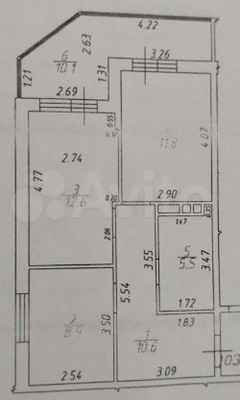 Продам двухкомнатную (2-комн.) квартиру, Адмиралтейский б-р, 3к2, Краснодар г