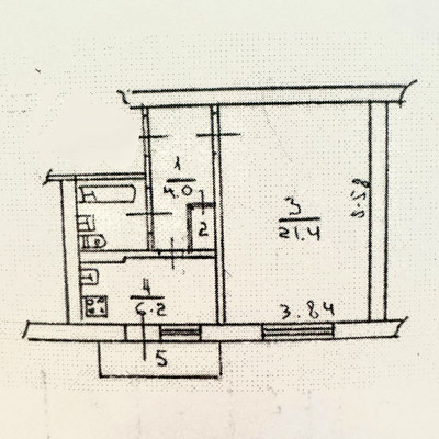Продам однокомнатную (1-комн.) квартиру, Зои Рухадзе ул, 20, Симферополь г
