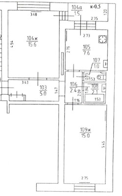 Продам двухкомнатную (2-комн.) квартиру, Куйбышева ул, 107, Калининград г