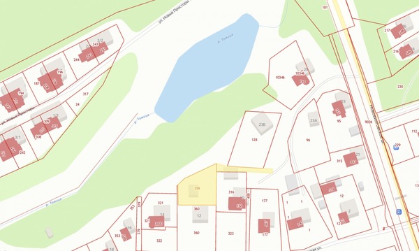 Продам участок 11,1 соток, ИЖС, Талицкая ул, 12, Новая Вилга п, 0 км от города