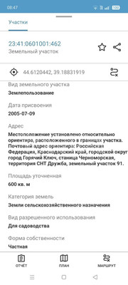 Продам участок 6 соток, Фермерское хоз., Тихая ул, 91, Горячий Ключ г, 0 км от города