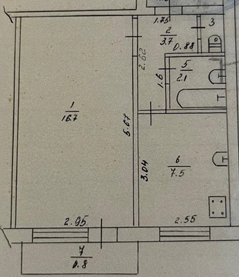 Продам однокомнатную (1-комн.) квартиру, Ленина ул, 85, Белореченск г