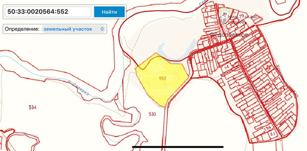 Продам землю для коммерческого использования 640 соток, Фермерское хоз., Федоровское с